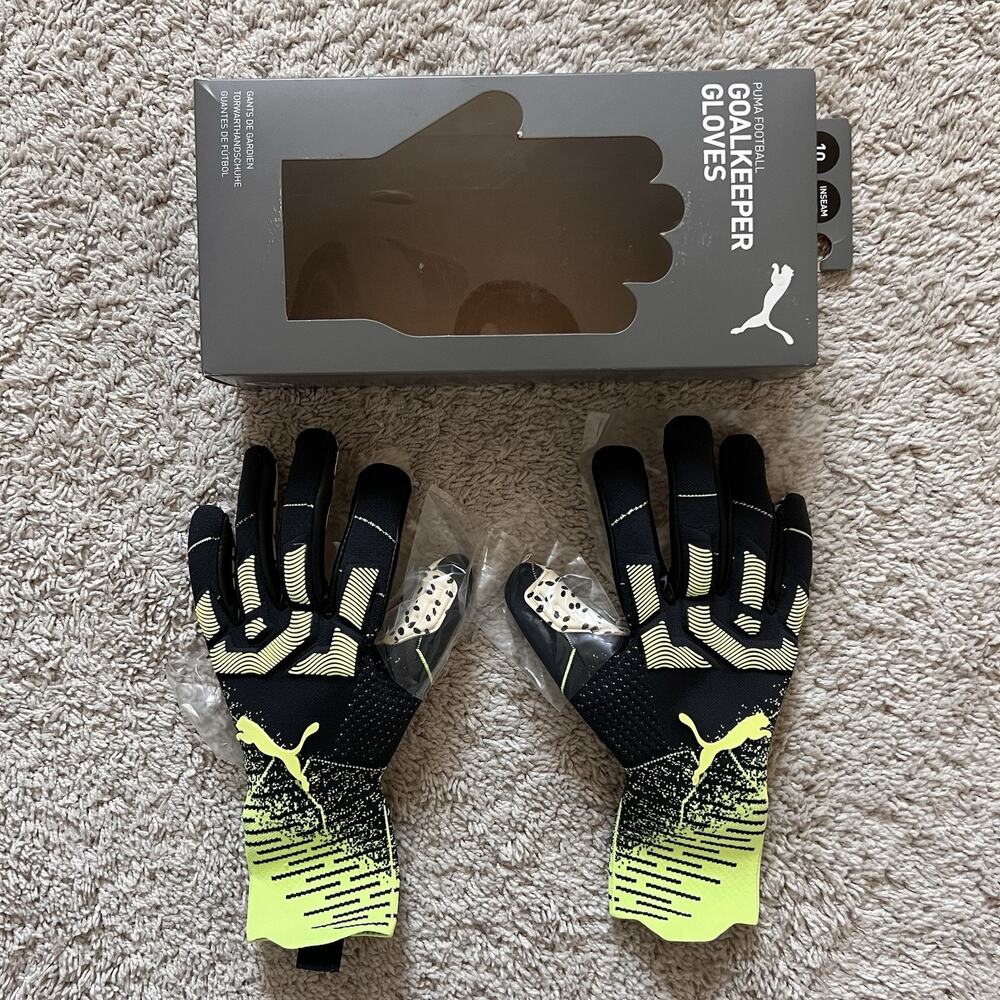 Puma Future Z 1 Grip NC Goalkeeper Gloves Inseam Cut 041807-04 Men’s Size 10 NWT